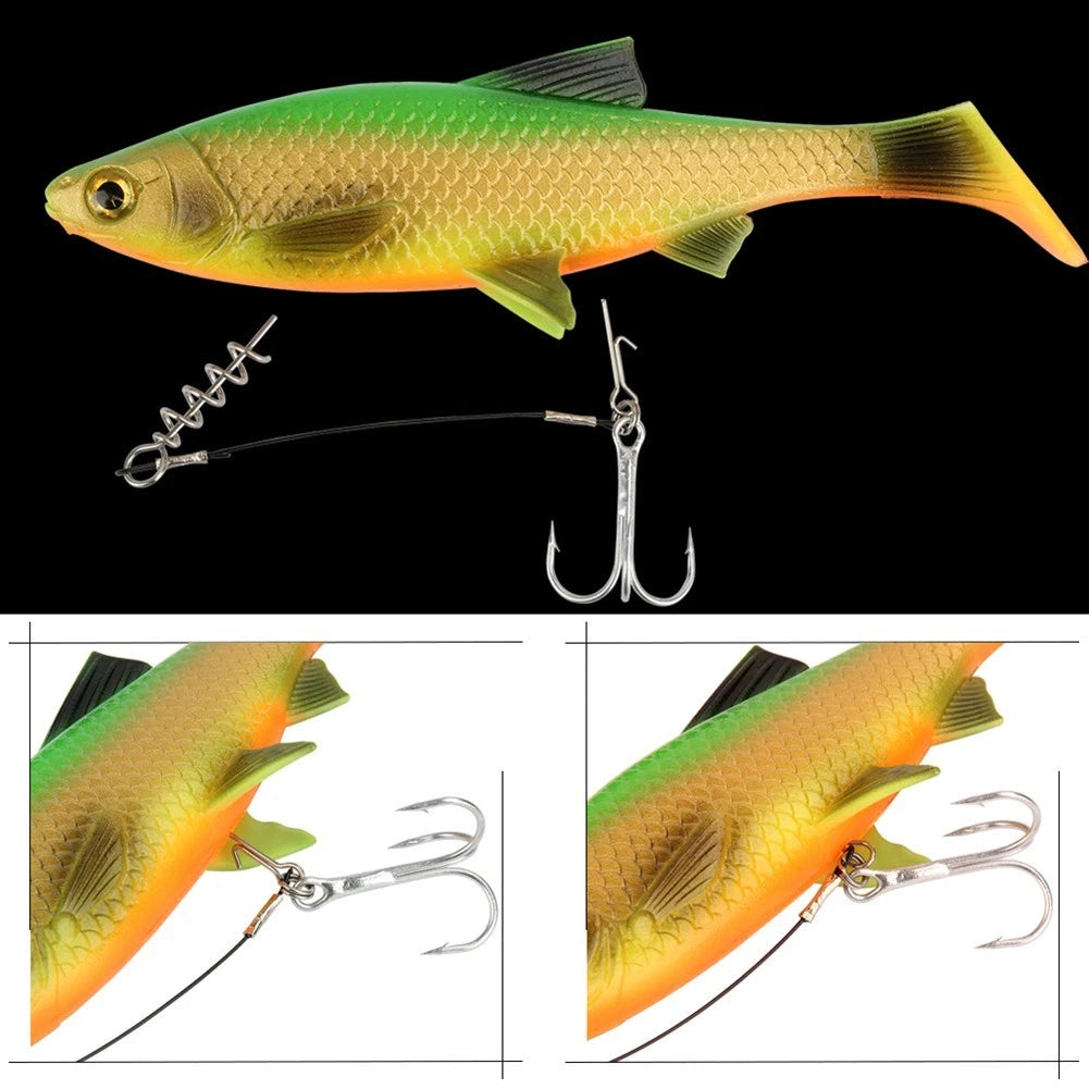 Fishing Hook Pin Soft Lure Bait Spike Connecting Acc Lock