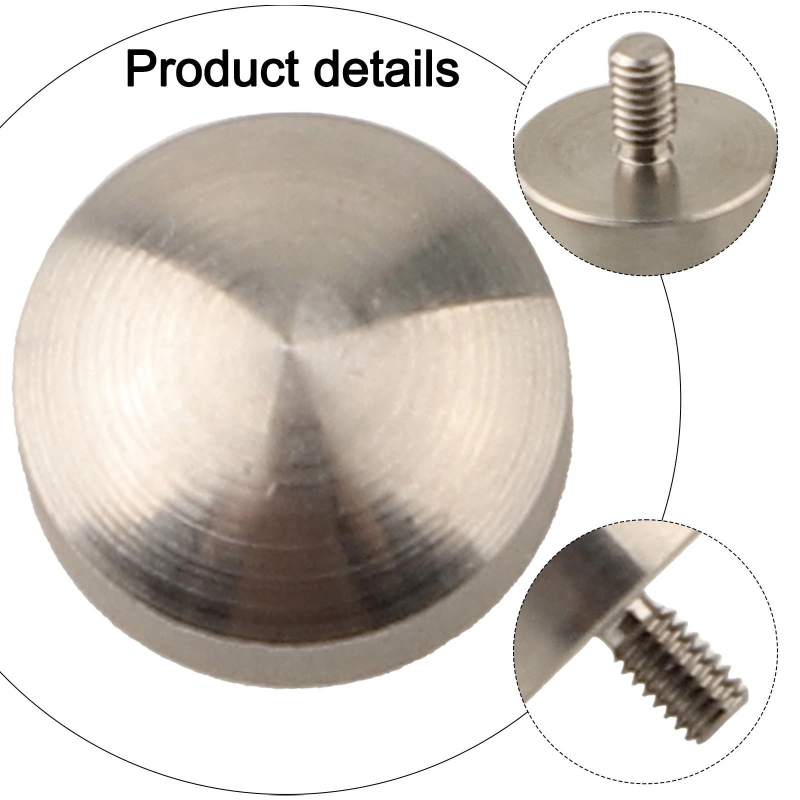 Spherical Dial Indicator Contact Points M2 5 Threaded Shank