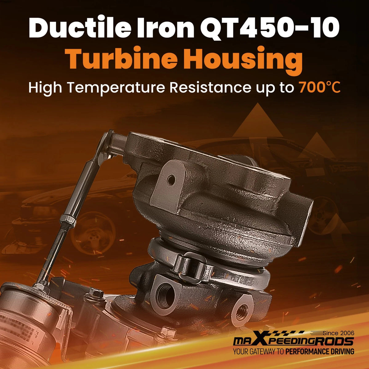 Turbocharger for Mitsubishi L200 2.5 Di-D 4WD (2005–2006)