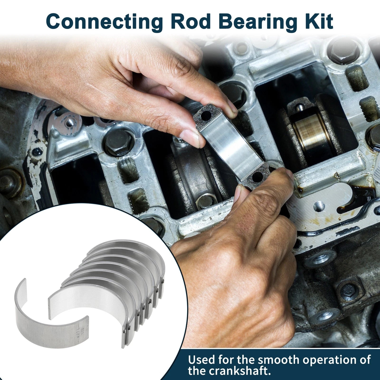 Connecting Rod Bearing Set for Mercedes-Benz SLK-Class (2012–2015)