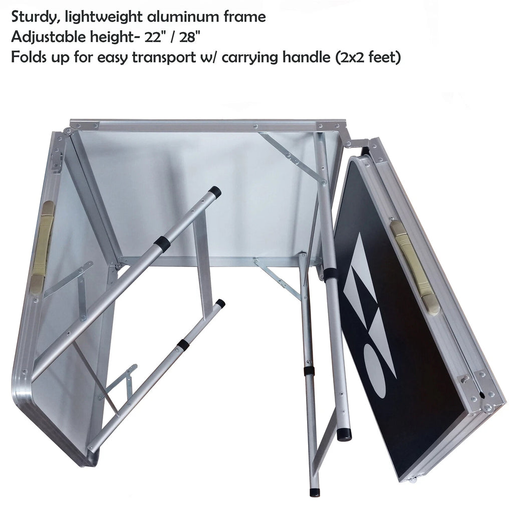 Portable Beer Pong Table 8ft Folding Indoor Outdoor Game