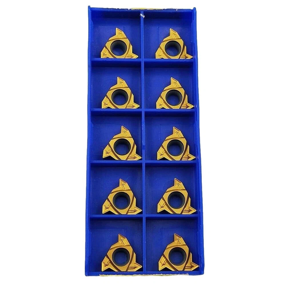 10 Pcs High Efficiency Cutting Tool Inserts for Internal Thread Applications