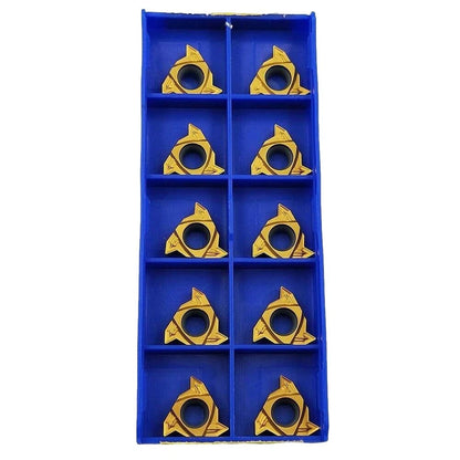 10 Pcs High Efficiency Cutting Tool Inserts for Internal Thread Applications