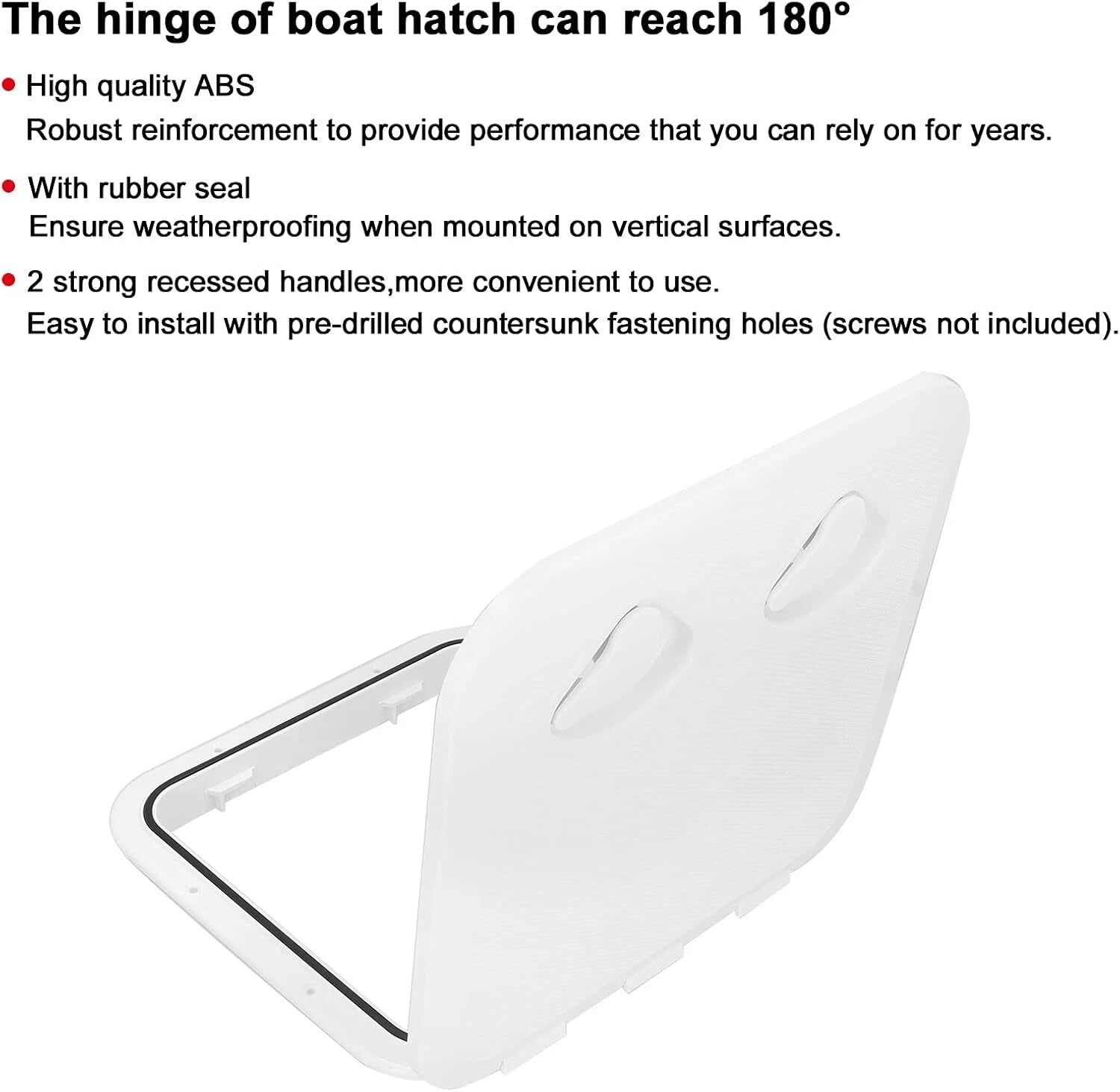 Deck Access Hatch for Marine Boats (14-3/4" x 14-1/2")