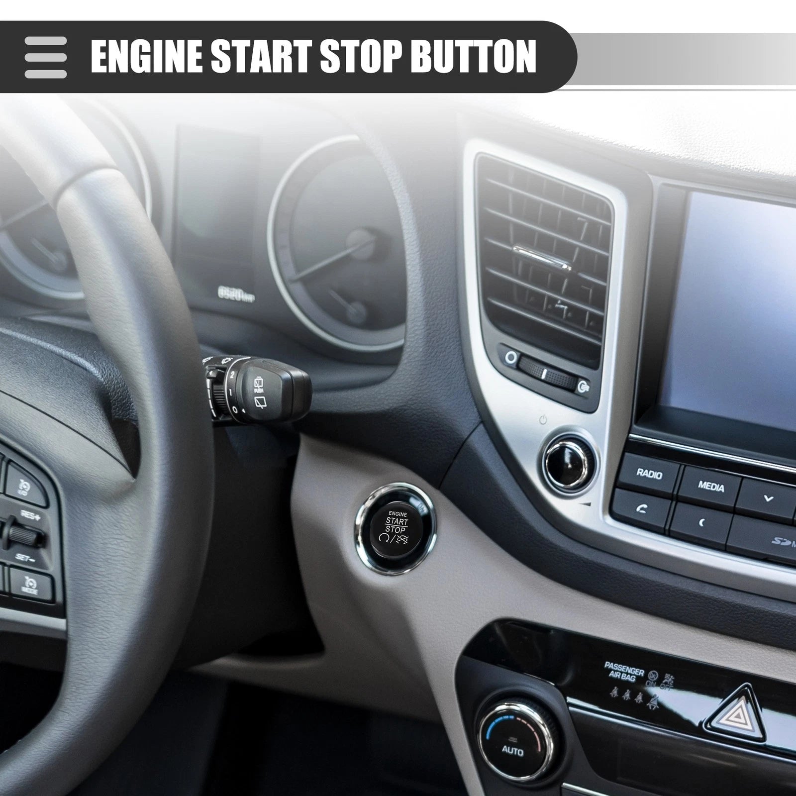 Engine Start Stop Button Switch for Dodge Challenger (2008–2014) No.1FU931X9AC