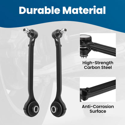 Set of 2 Front Lower Control Arms Tie Rods for Dodge Charger Challenger 300 (2005–2010)
