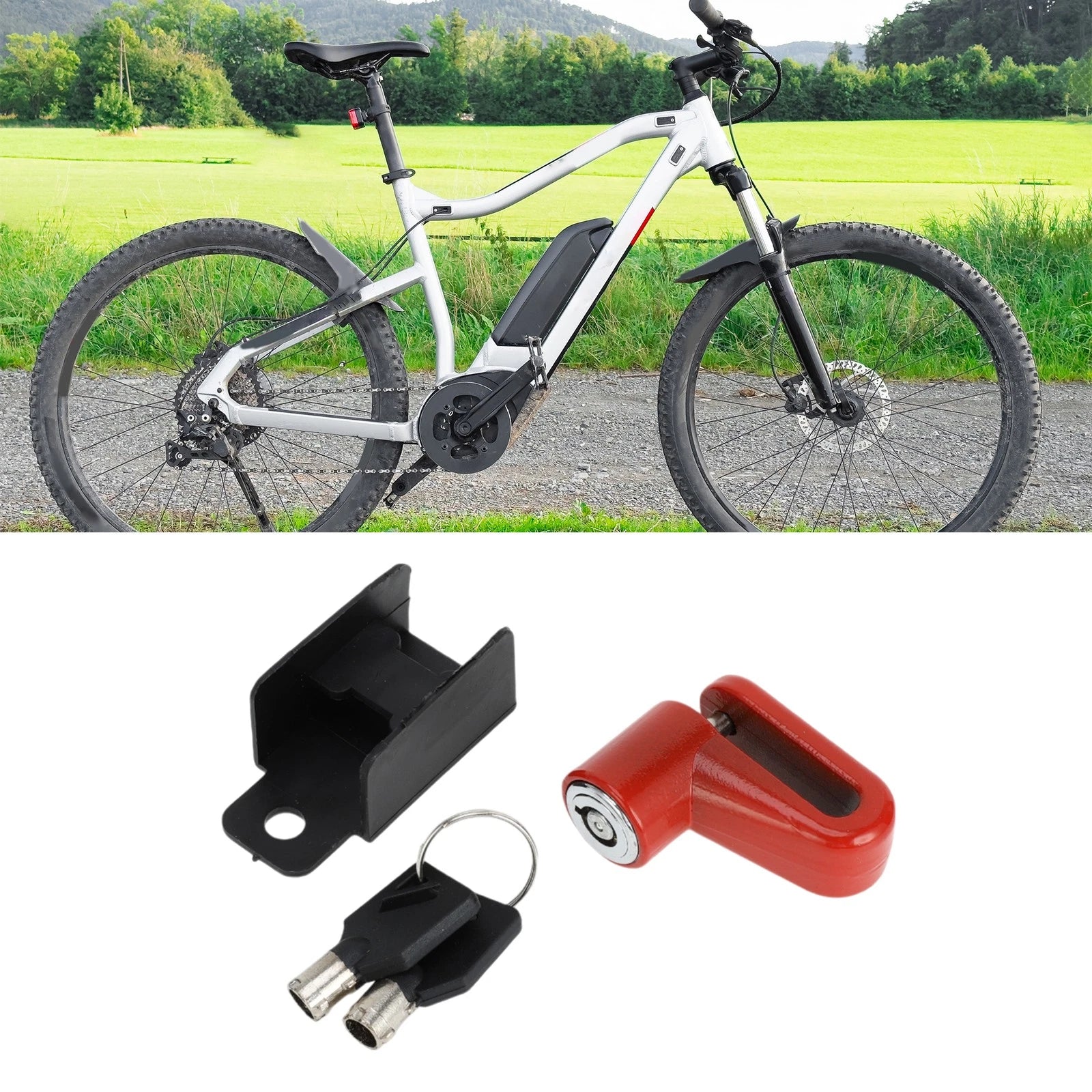 Bicycle Lock Portable Anti Theft for Motorcycle Bike Wheel Disk Lock