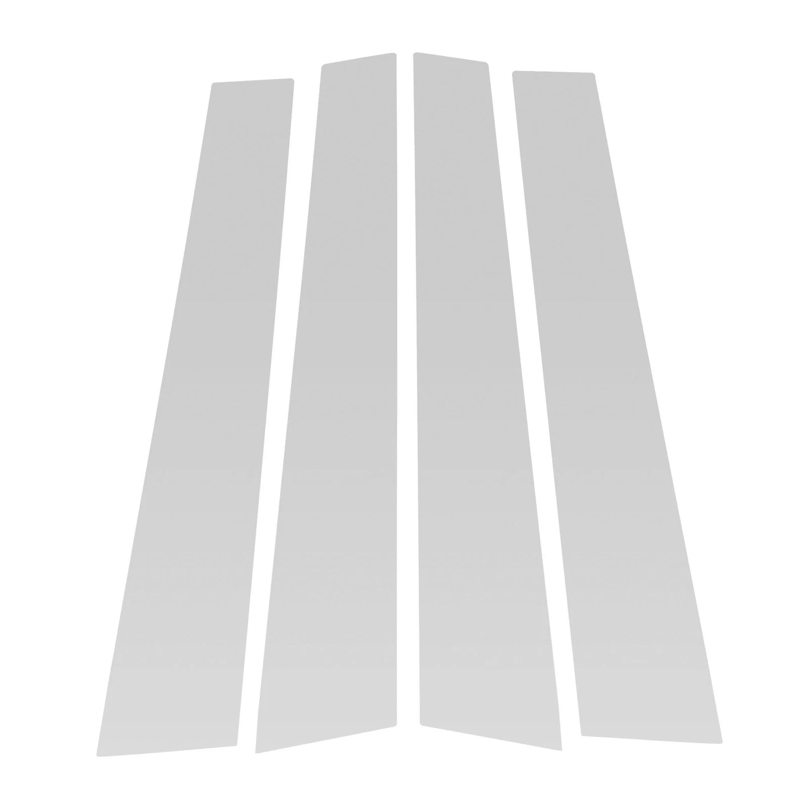 Door Pillar Window Trim Kit for Lexus GS (2012–2019) Silver Tone