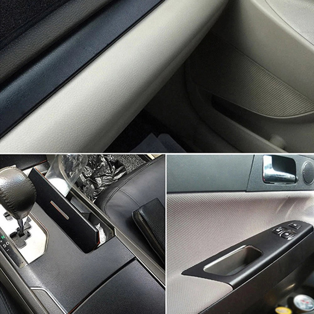 Leather Textured Car Interior Sticker for Home Office (1pc)