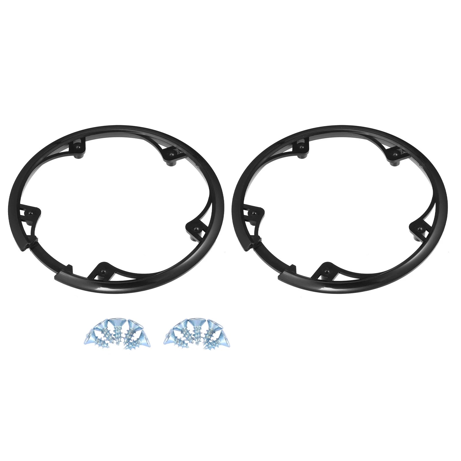 Bicycle Crankset Chain Wheel Cover Protection 48 Teeth for Black (10cm)