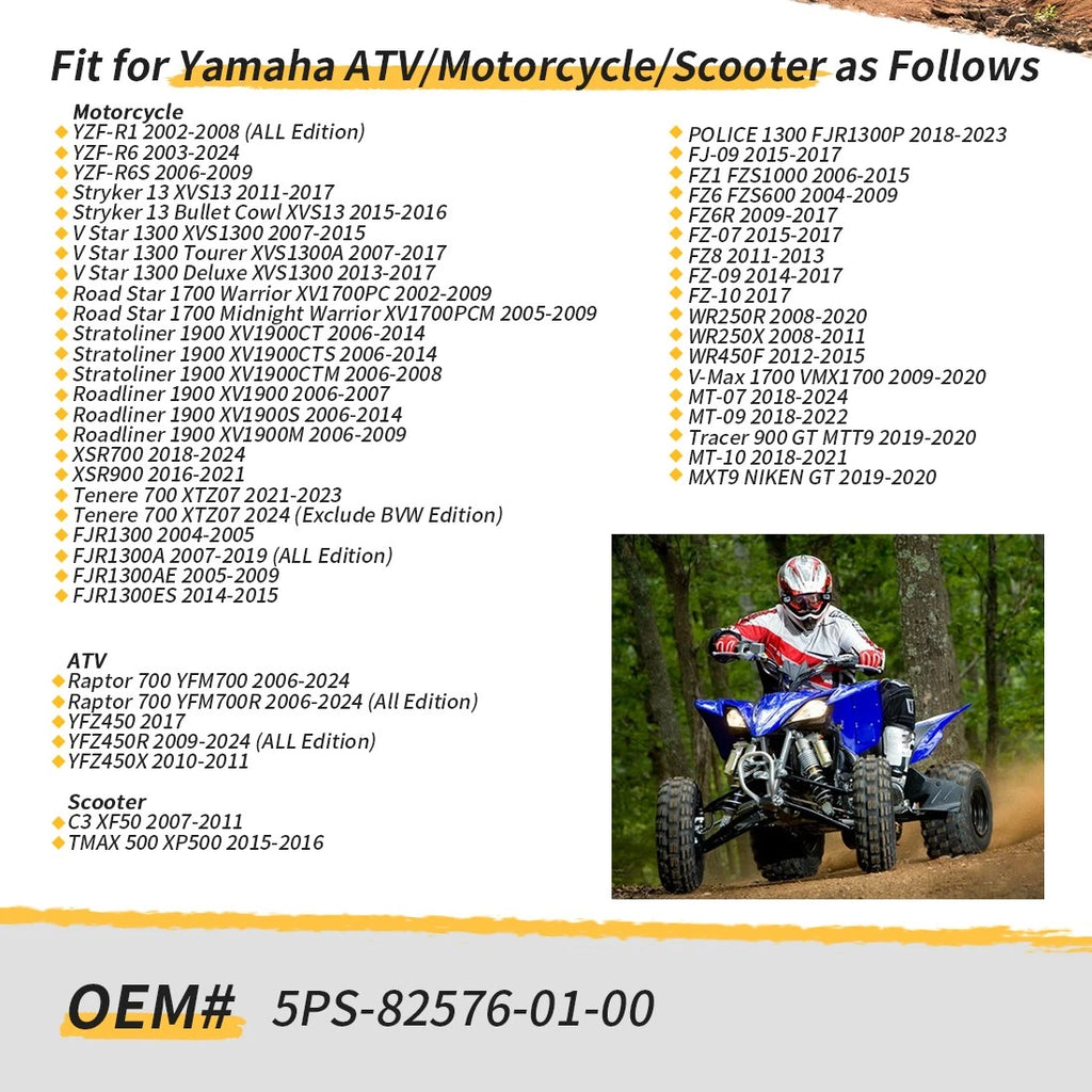 Tip Over Bank Angle Crash Sensor Switch for Yamaha (5PS-82576-01-00)