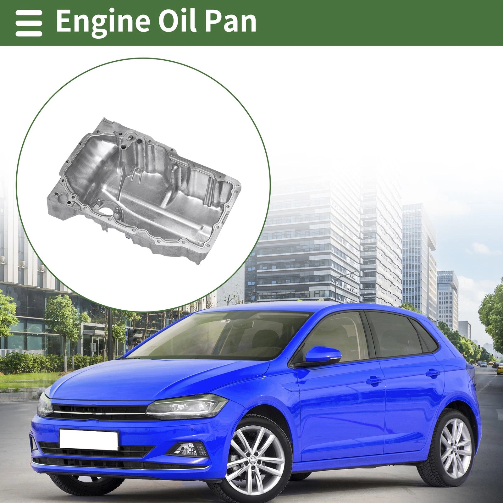 Engine Oil Pan Replacement for Volkswagen Polo (2014–2018) Aluminum