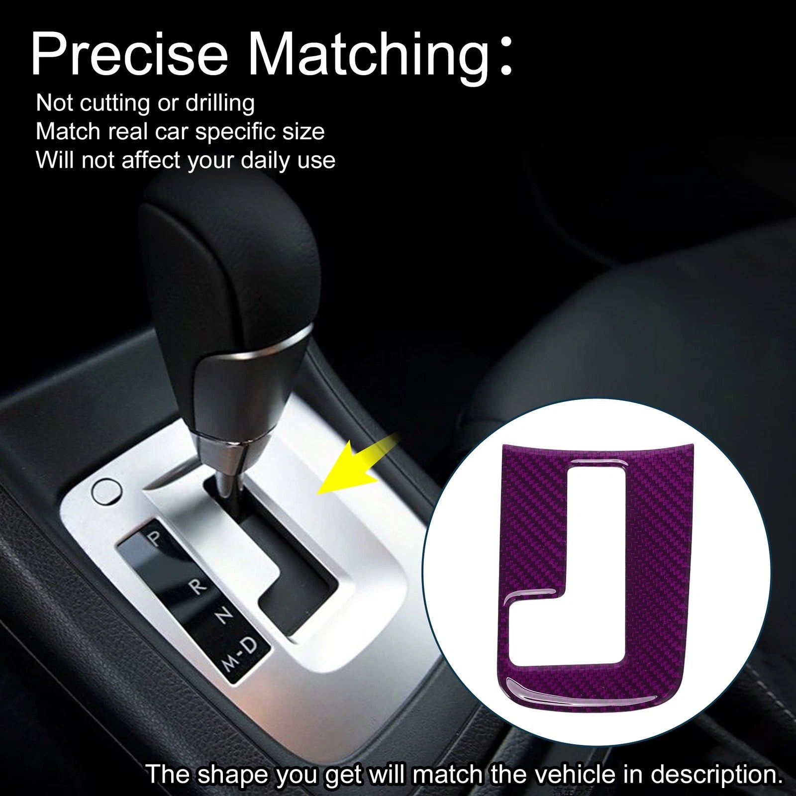 Gear Shift Knob Cover Decal Sticker Replacement for Subaru Impreza (2012–2014)
