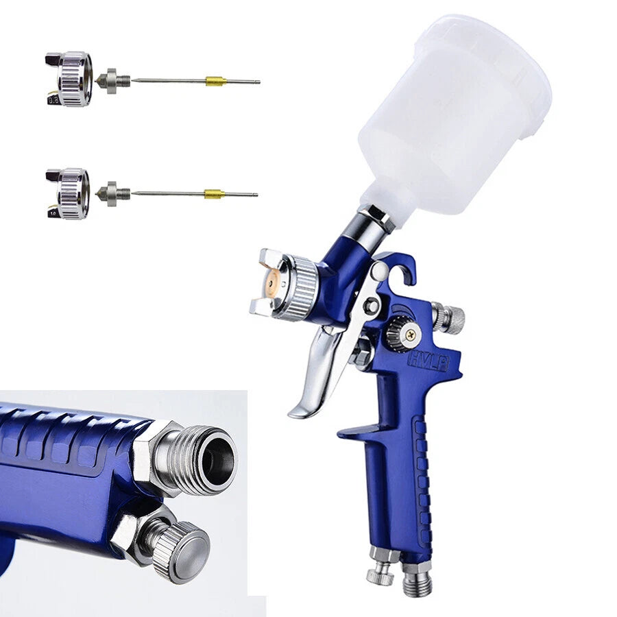 Spray Gun with 0.8 & 1 mm Nozzle for Car Painting (Airbrush)
