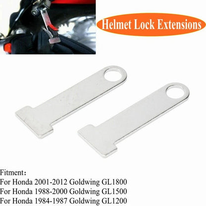 Chrome Helmet Strap D-Ring Lock Extension for GL1800 GL1500 GL1200
