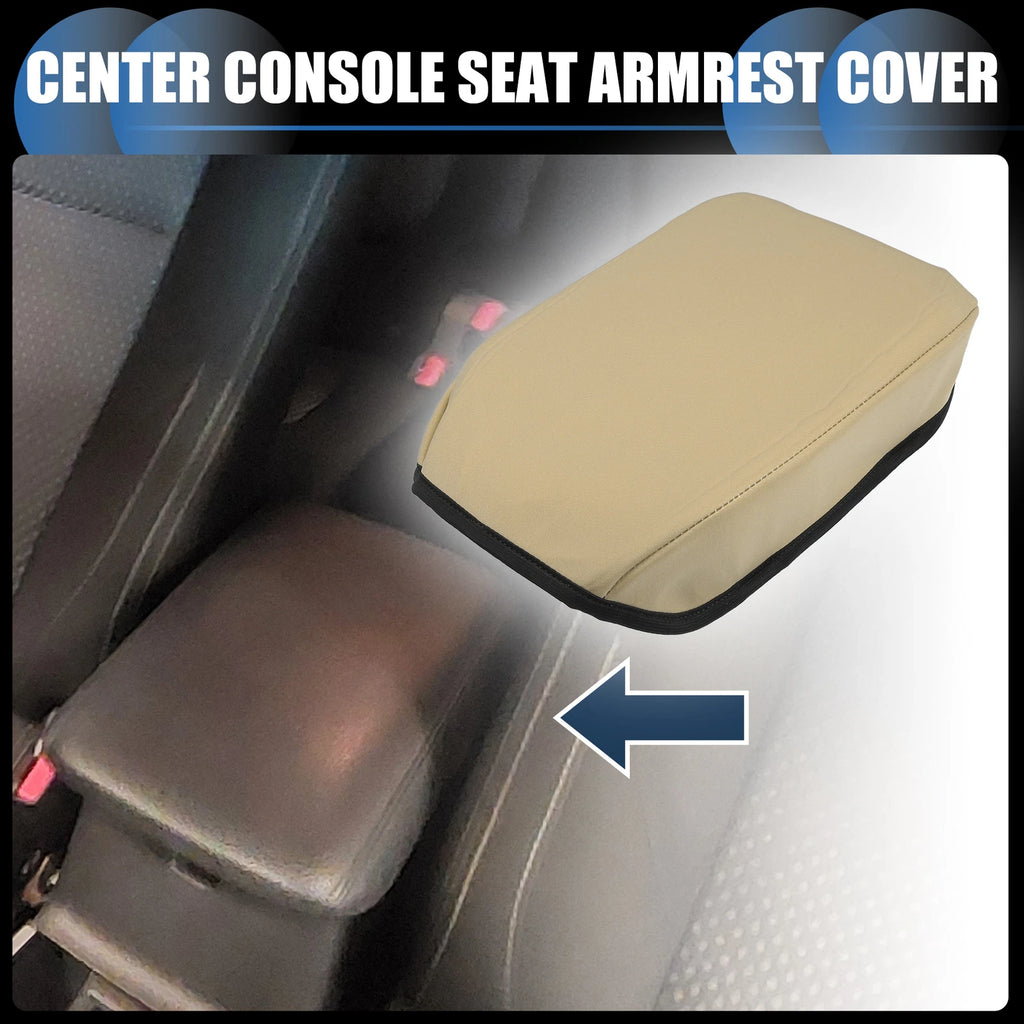 Armrest Protector Cover Pad for Mitsubishi Outlander (2016–2022) Light Brown