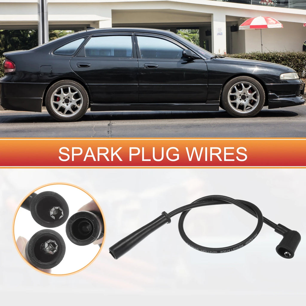 5 Pcs Spark Plug Wire Ignition Coil Cable for Mazda MX-6 626 (1988–1988)
