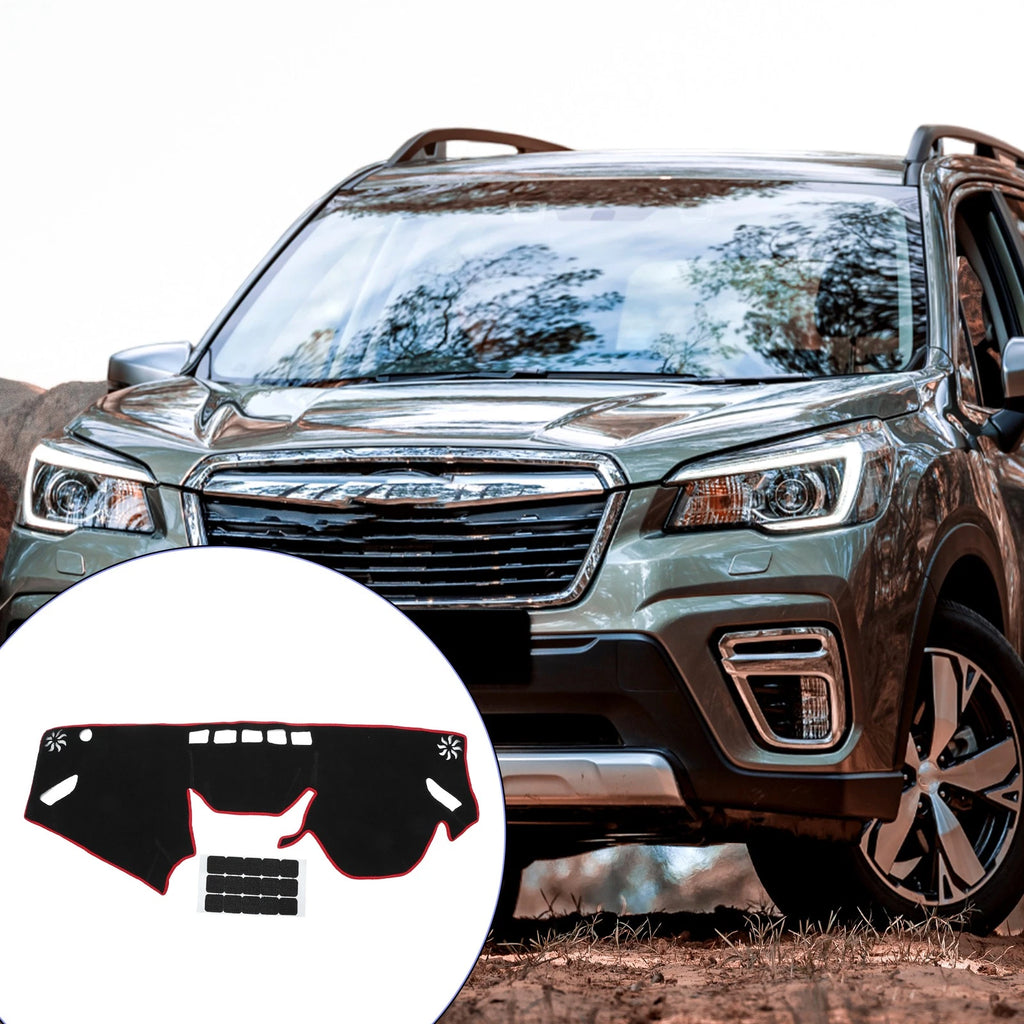 Dashboard Dash Cover Mat Replacement for Subaru Forester (2018–2024) Black