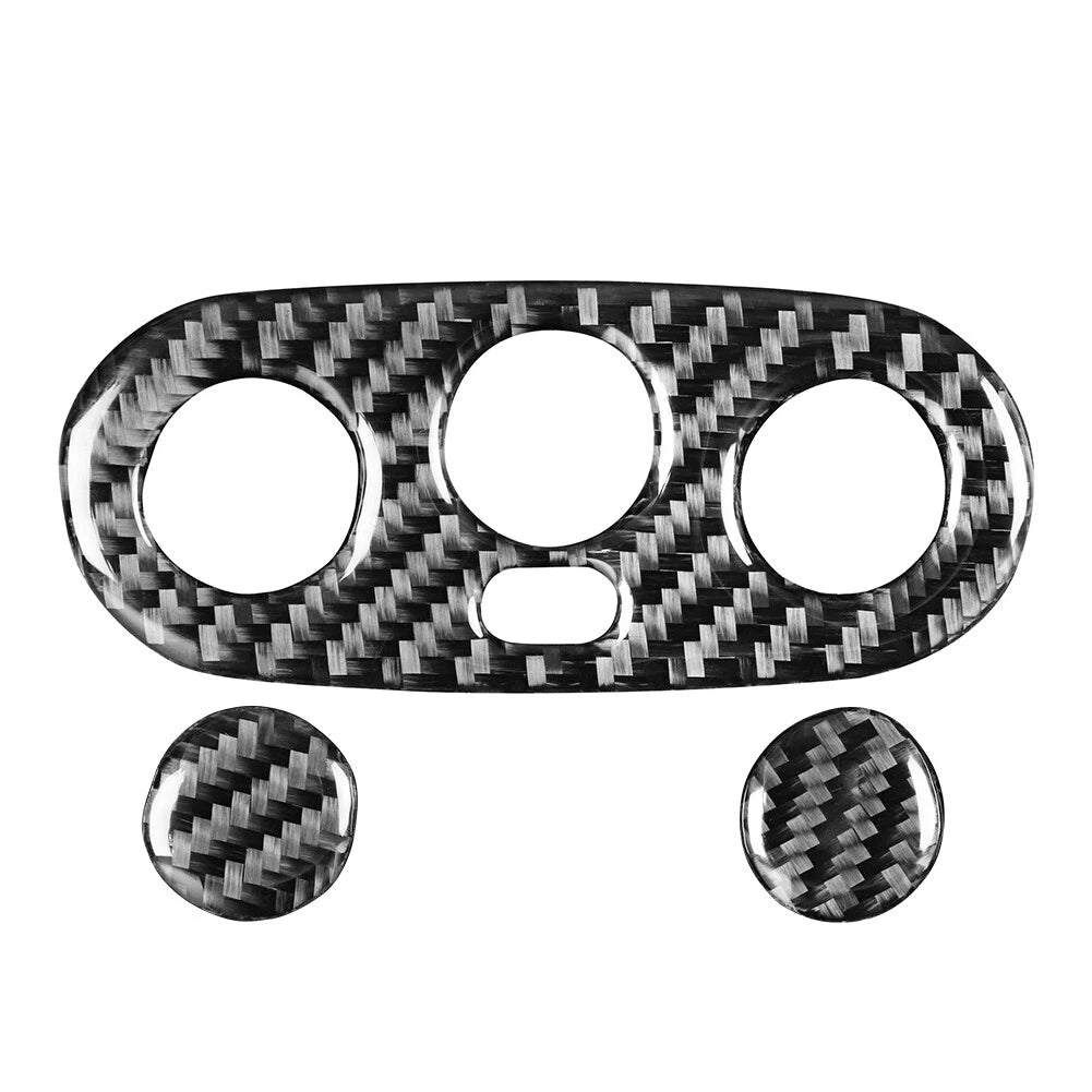 Carbon Fiber Side Mirror Adjust Buttons Trim for Mini Cooper R50 R53 (2005–2006)