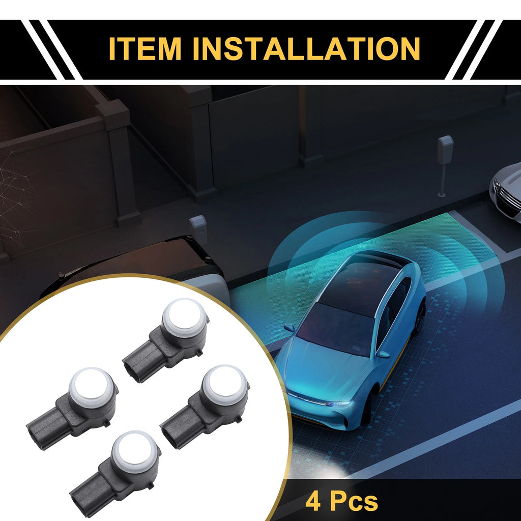 4 Pcs Bumper Reverse Backup Parking Sensors for Chevrolet Silverado (2014–2018)