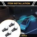 4 Pcs Bumper Reverse Backup Parking Sensors for Chevrolet Silverado (2014–2018)