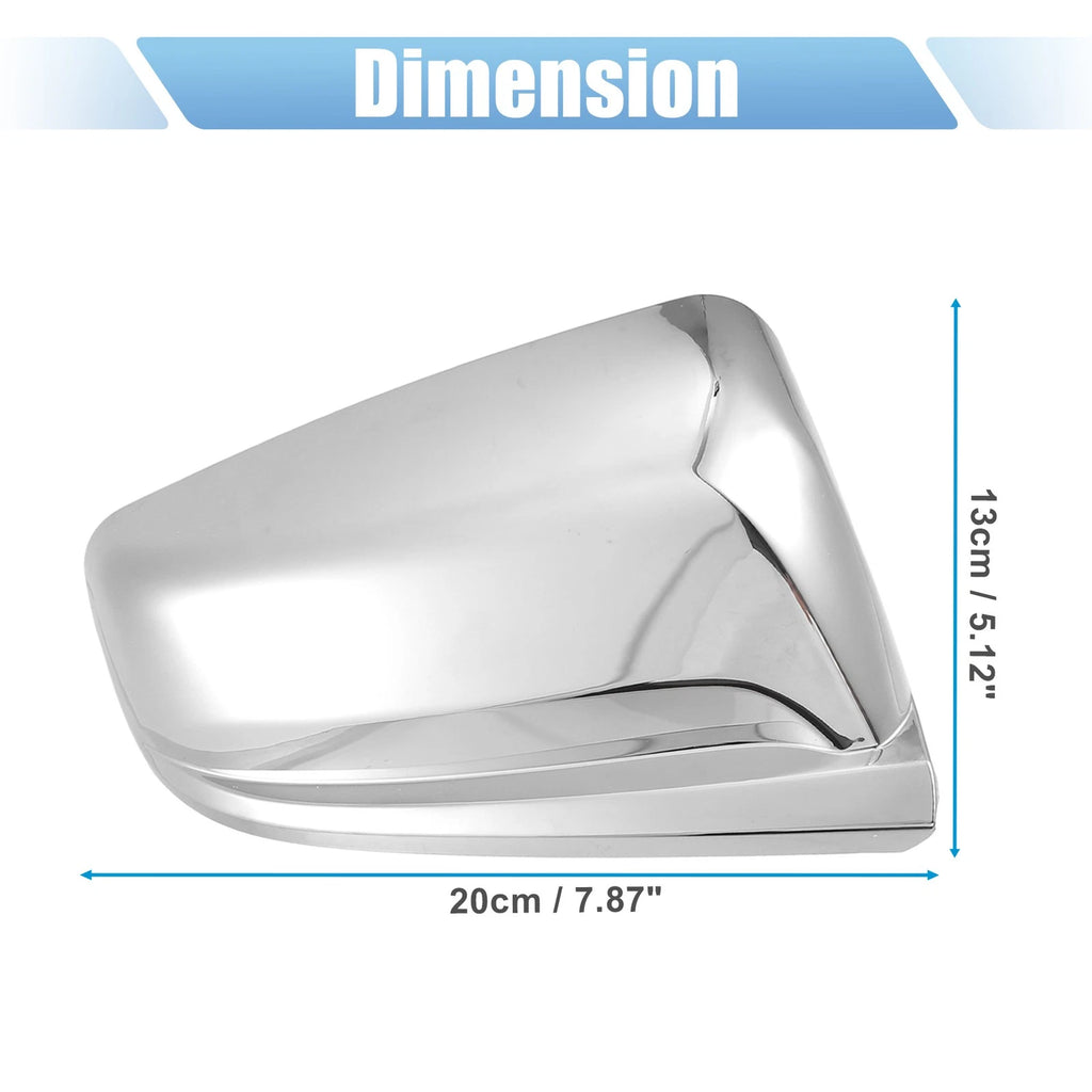 Mirror Covers Chrome Top Half Pair for Chevrolet Malibu (2012–2016)
