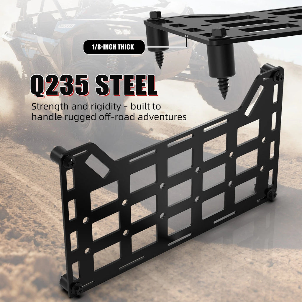 Molle Panel for Yamaha Can-Am UTV (Universal, 1/8" Steel, Black)