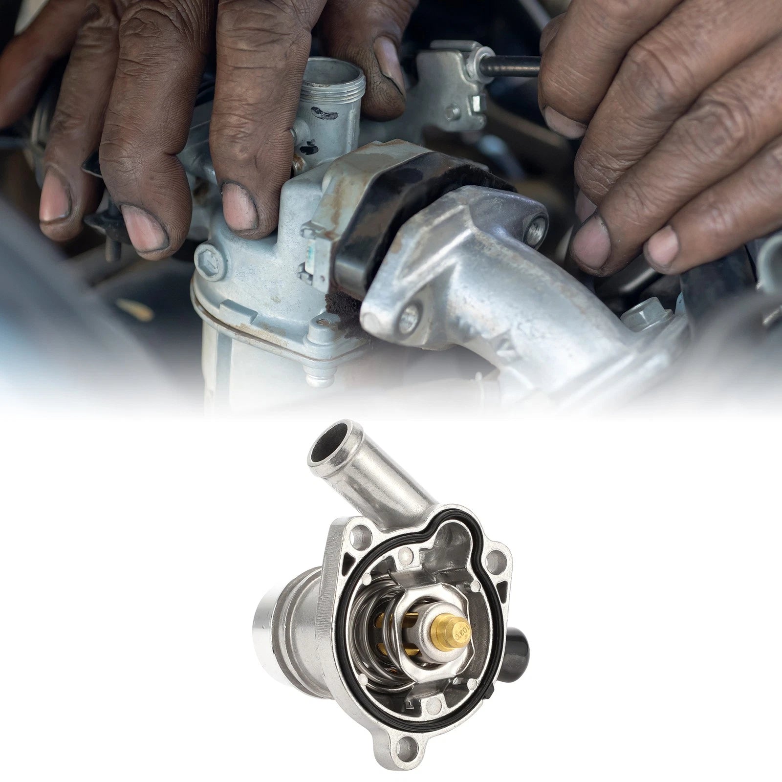 Engine Coolant Thermostat Housing Assembly for Chevrolet Cruze (2011–2016)