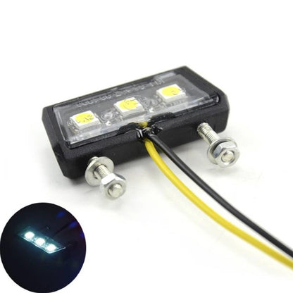 Mini LED License Plate Light for Motorcycle and Car