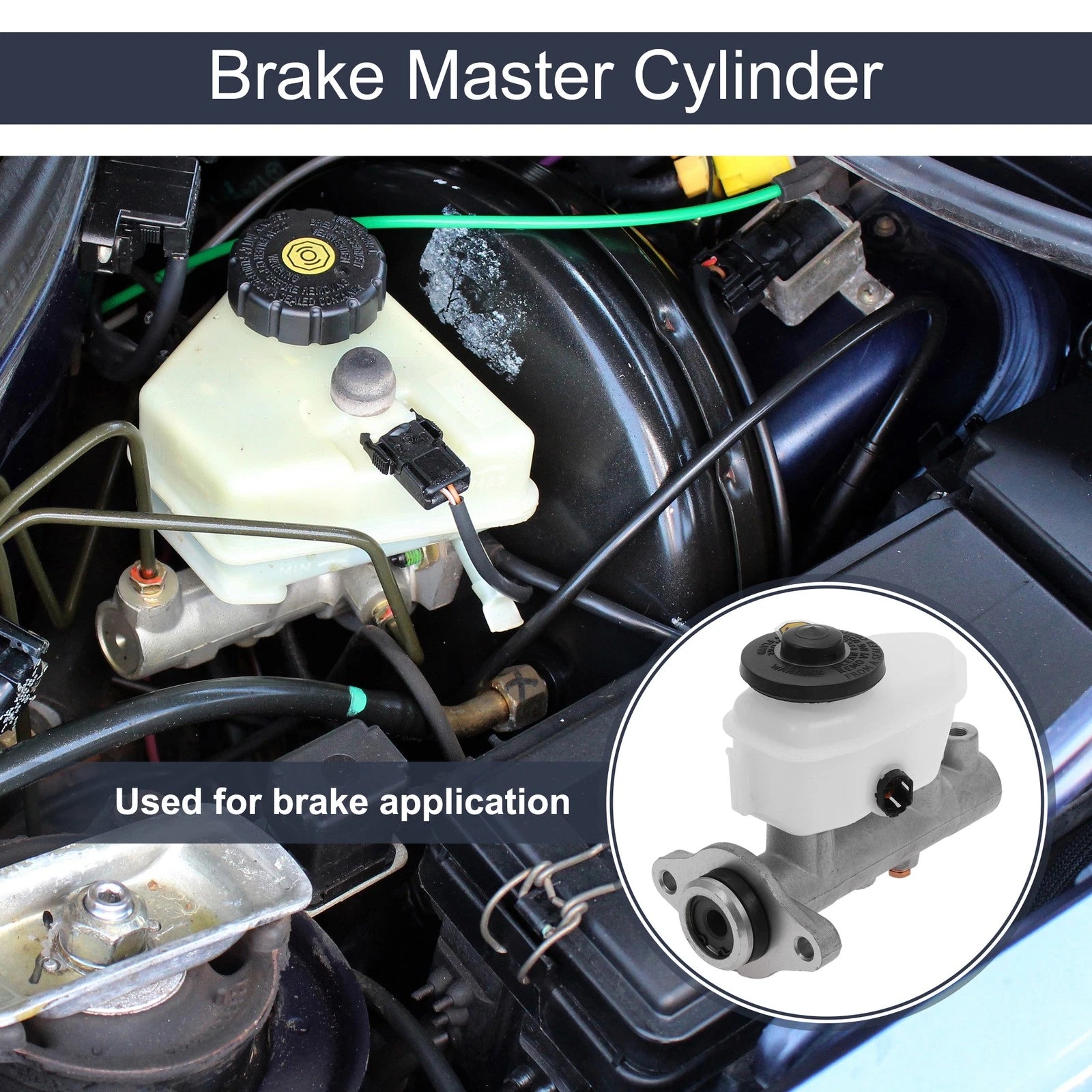 Brake Master Cylinder with Reservoir Replacement for Toyota Camry (1995–2000)