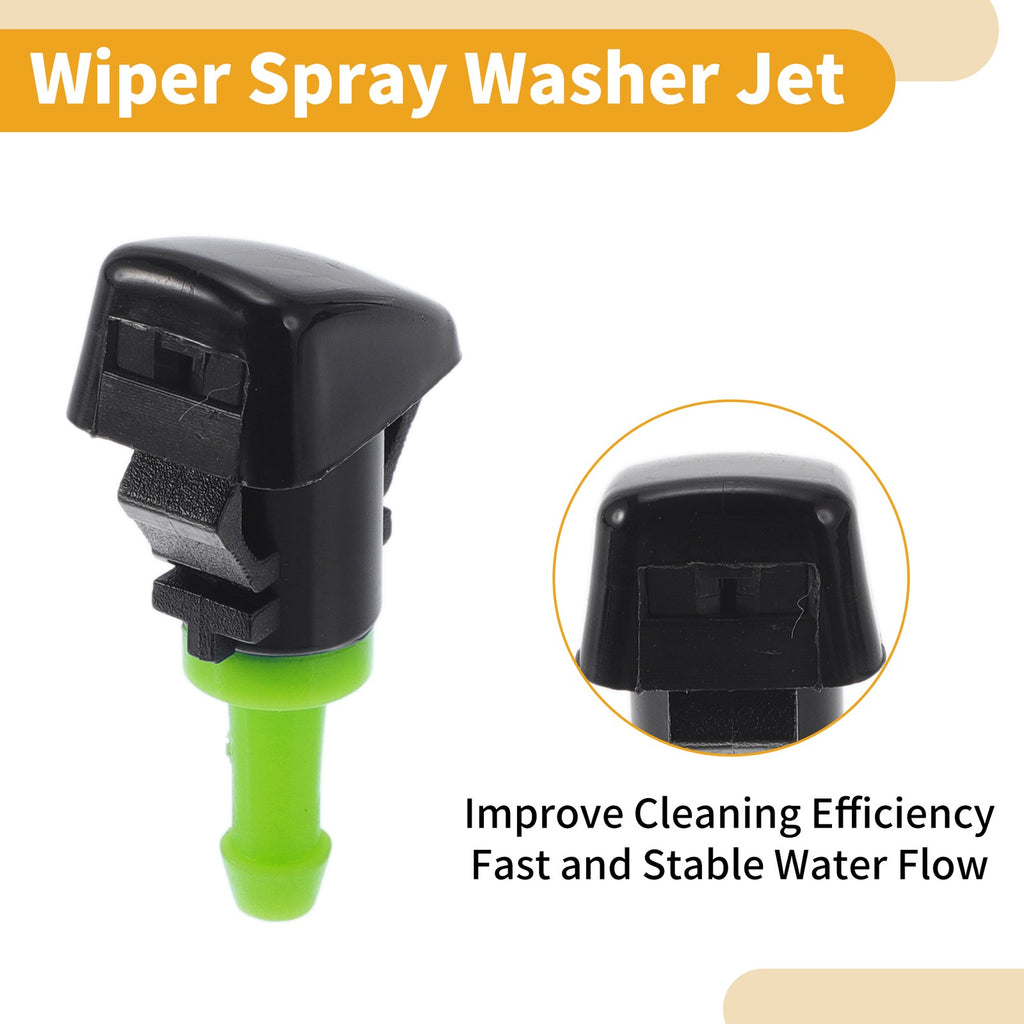 Windshield Washer Nozzle Kit with Gaskets for Jeep Patriot (2008–2015)