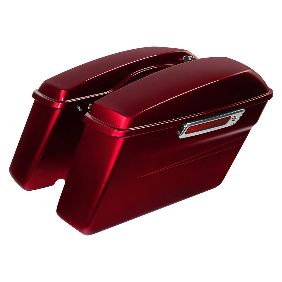 Hard Saddlebags for Harley Touring Road Glide (2014–2024) Velocity Red Sunglo