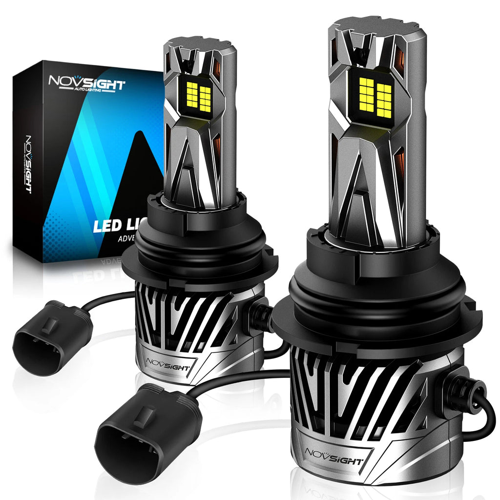 2X 9007 HB5 LED Headlight Bulbs for