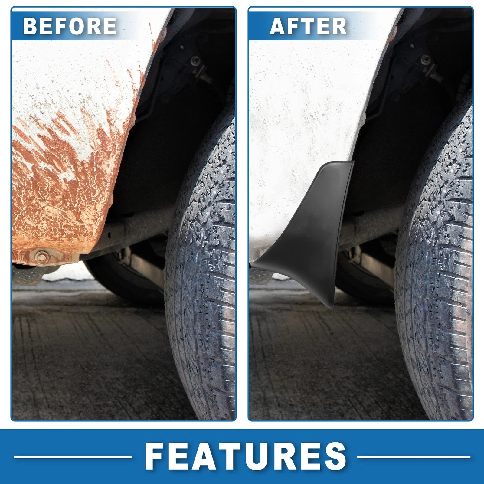 Mud Flap Splash Guard for Toyota Corolla (2003–2008)