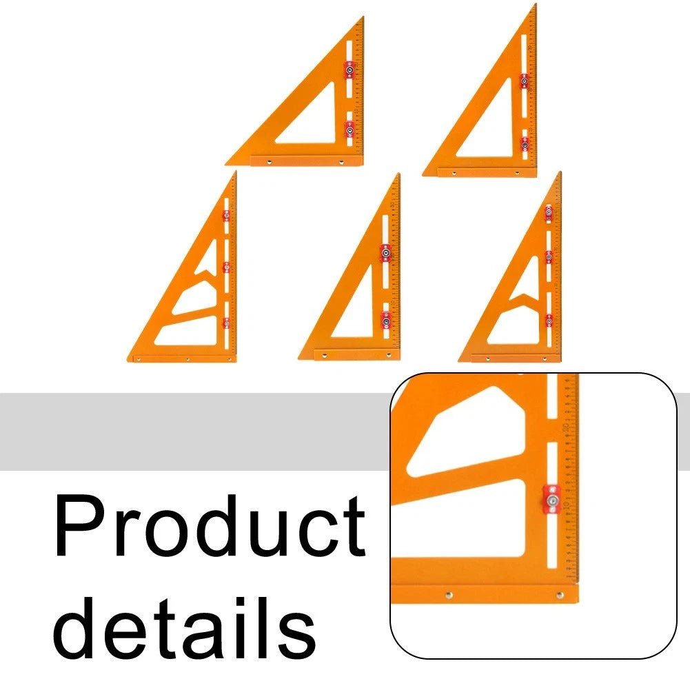Adjustable Wooden Square with Locator Slide for Various Applications