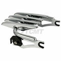 Chrome Stealth Luggage Rack Docking Hardware Kit for Harley Touring (2014–2024)