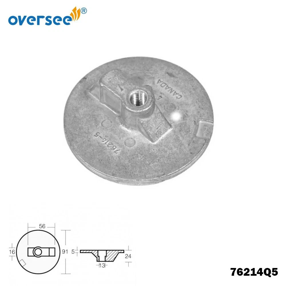 Zinc Anode Kit 8M0126671 for Mercury Marine Verado L6 (225–300HP)
