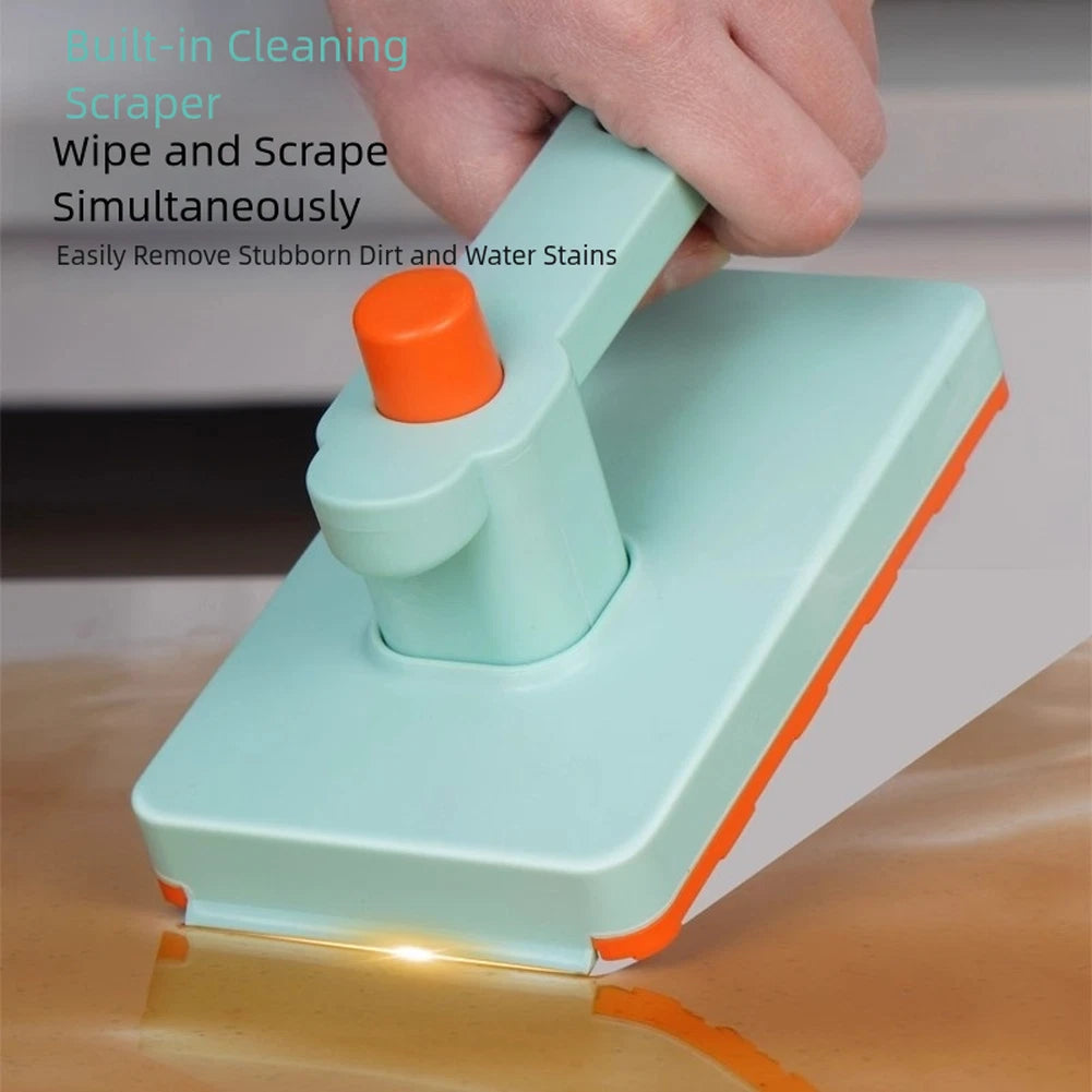 One Button Mop Clip for Paper Towels and Cloths