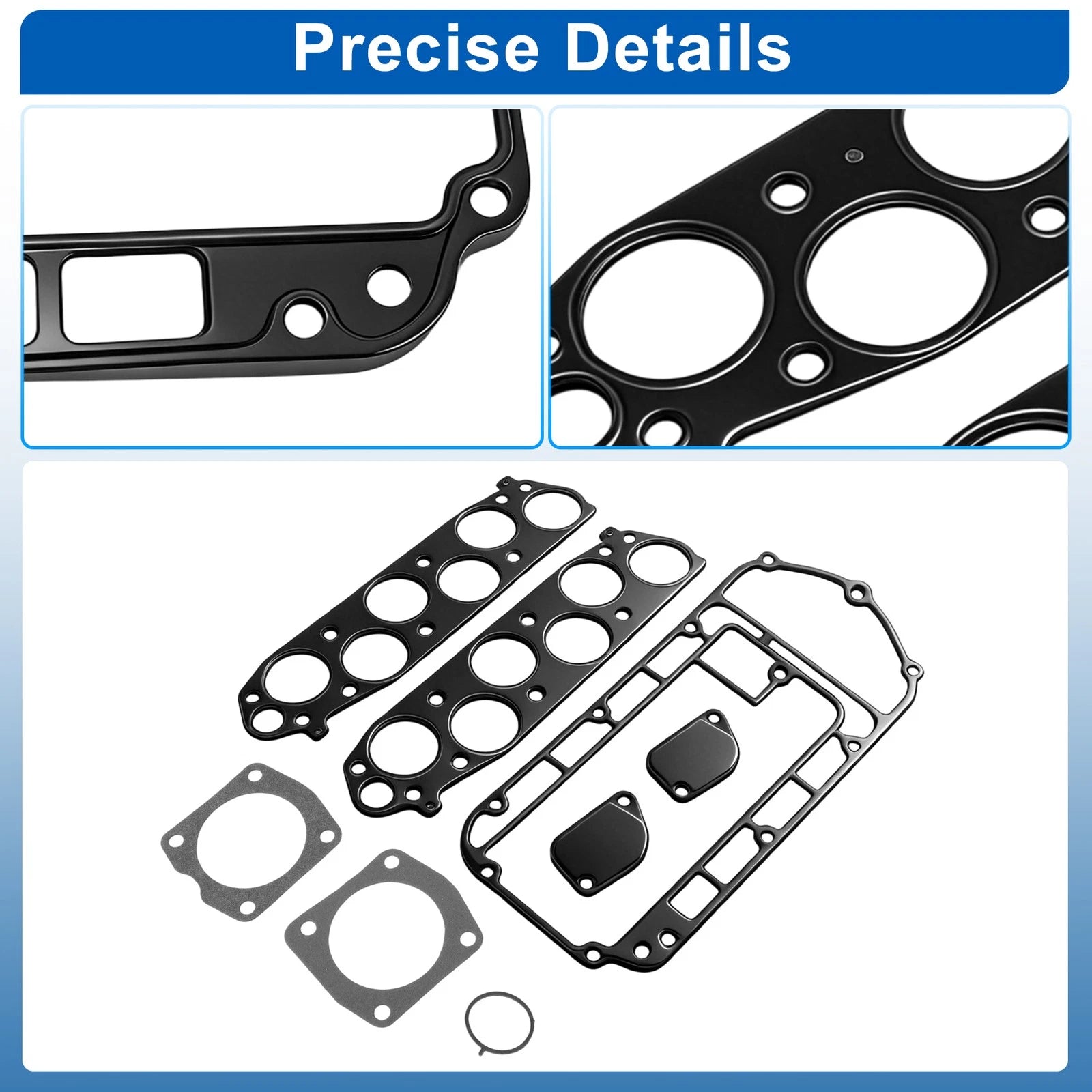 Lower and Upper Intake Manifold Plenum Gasket for Honda Pilot (2003–2008)