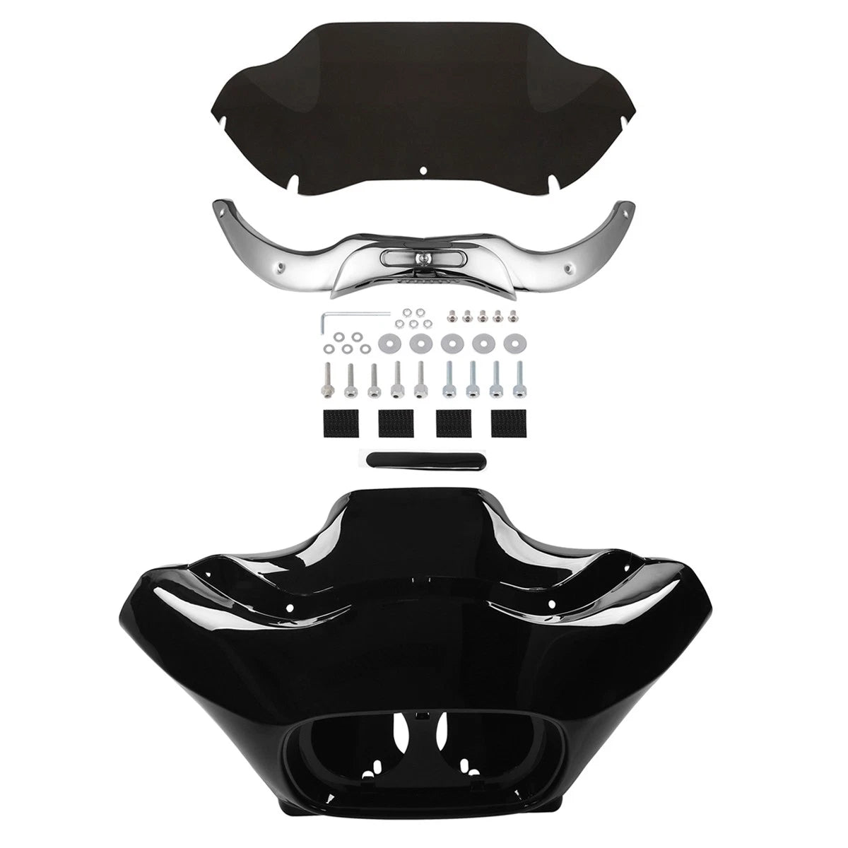 Inner & Outer Fairings Windshield Trims for Harley Road Glide (1998–2013)