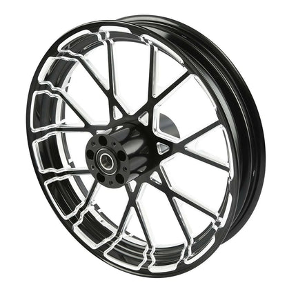 18" x 3.5" CNC Front Wheel Rim Dual Disc Hub for Harley Road Glide (1997–2021)