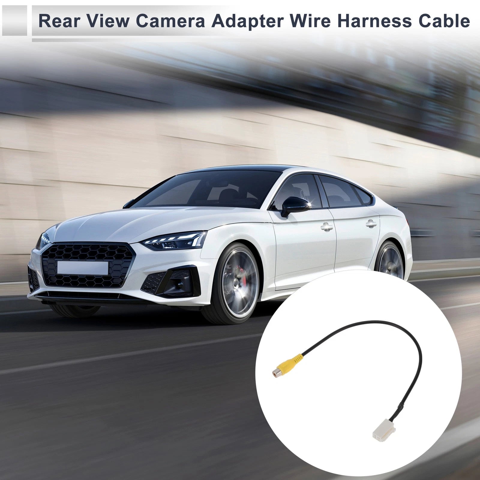 Rear View Camera Adapter Wire Harness Cable for Toyota (1 Pcs) (2005–2015)