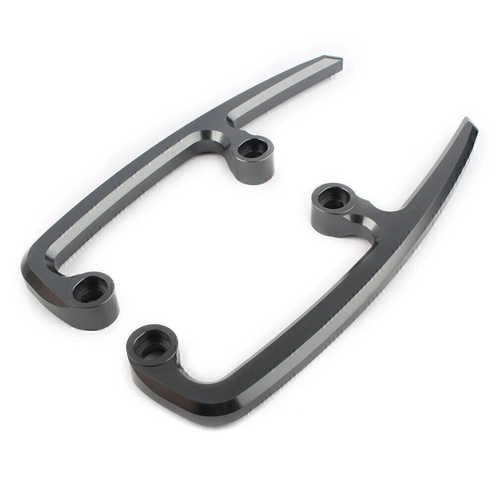 Set of 2 Rear Seat Handle Grab Bars for Kawasaki Z650 (2017–2019) Titanium