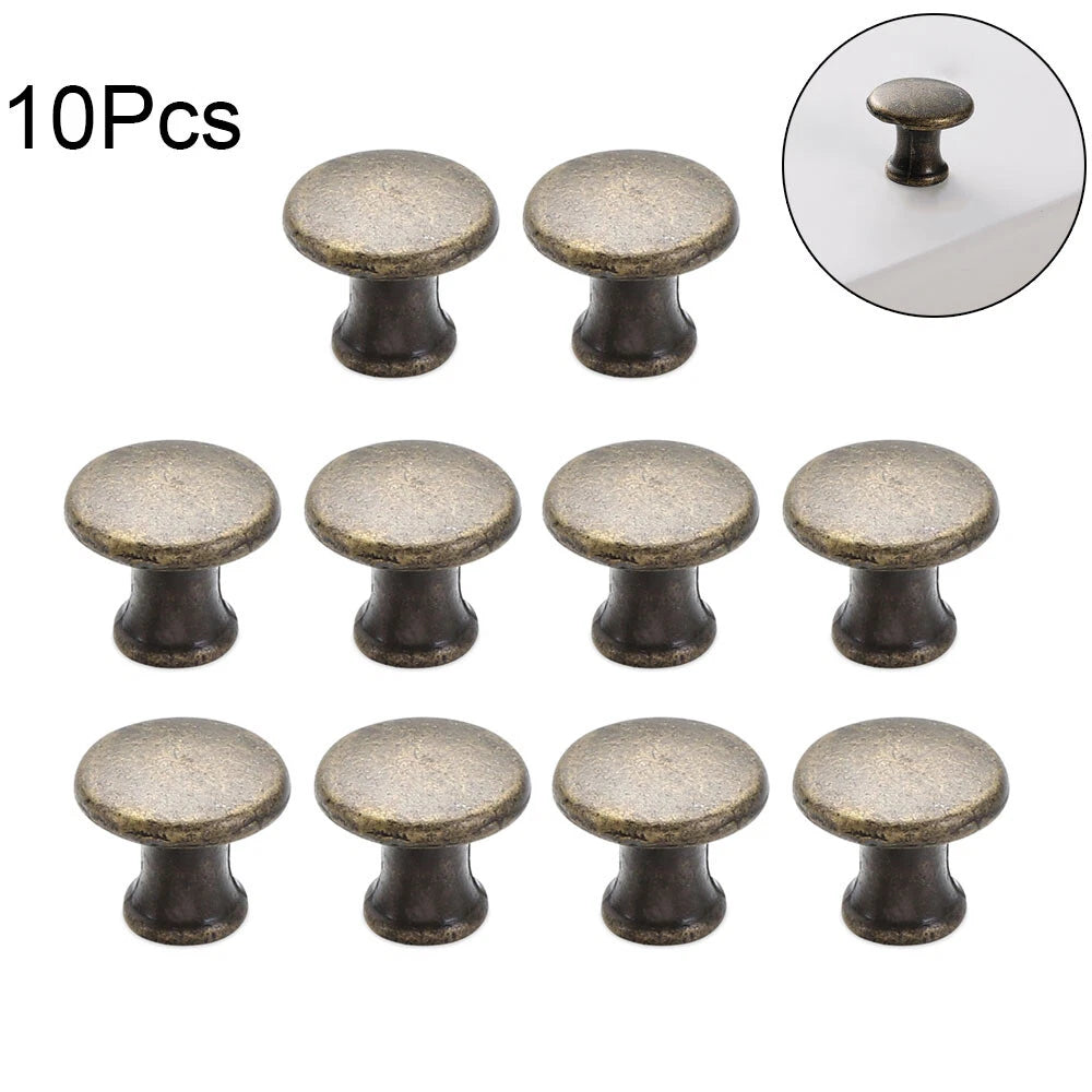 10X Antique Drawer Knob Pull Handle for Cabinet Wardrobe Jewelry Box
