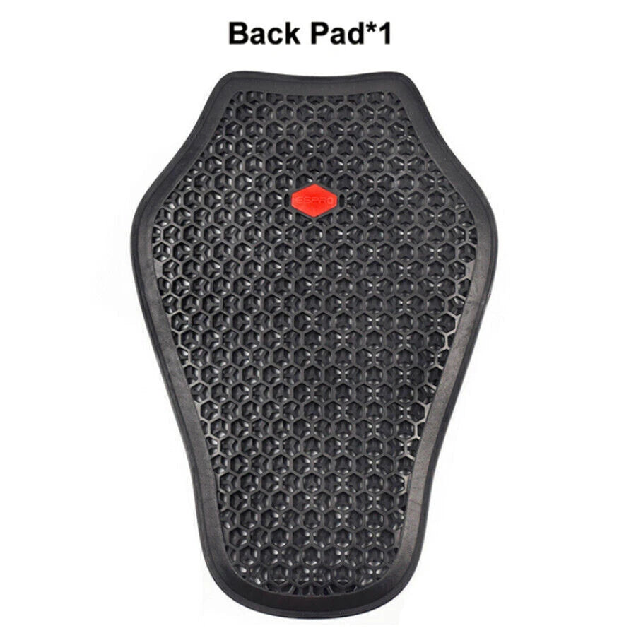 Motorbike Back Pads for Motorcycle Jacket Insert Armor (Universal Fit)