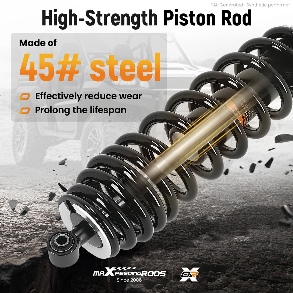 Front Shocks 706203374 for Can-Am XMR Defender 10 & MAX 10 (2019–2022) Black