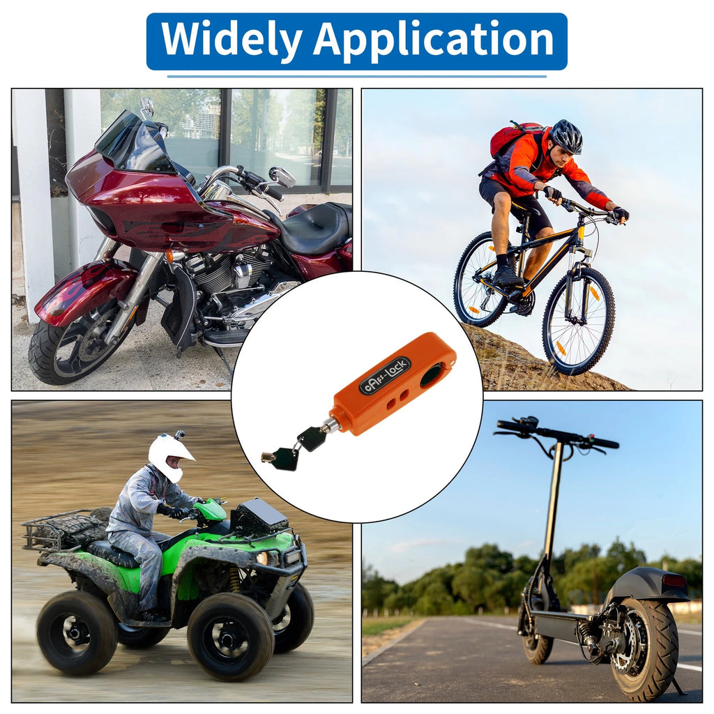 Handlebar Lock Universal Replacement for Motorcycle Scooter Bike (Universal)