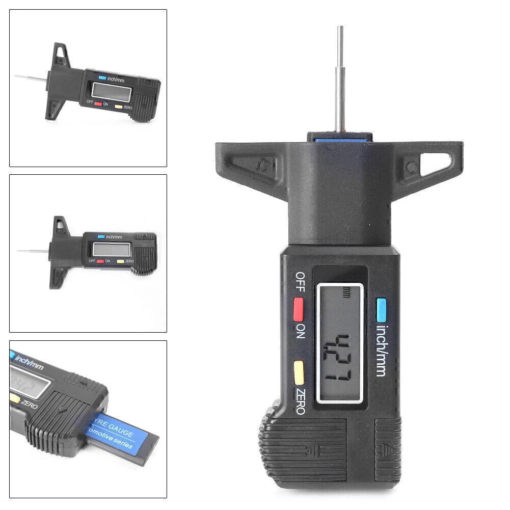 Digital Tread Depth Gauge Tool Kit for Cars (Universal)