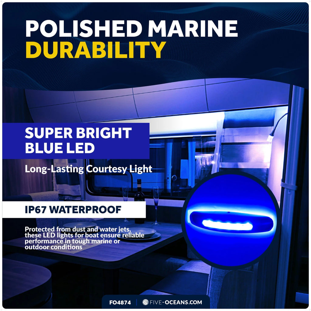 2X LED Boat Courtesy Light for Five Oceans (12V) - FO4874