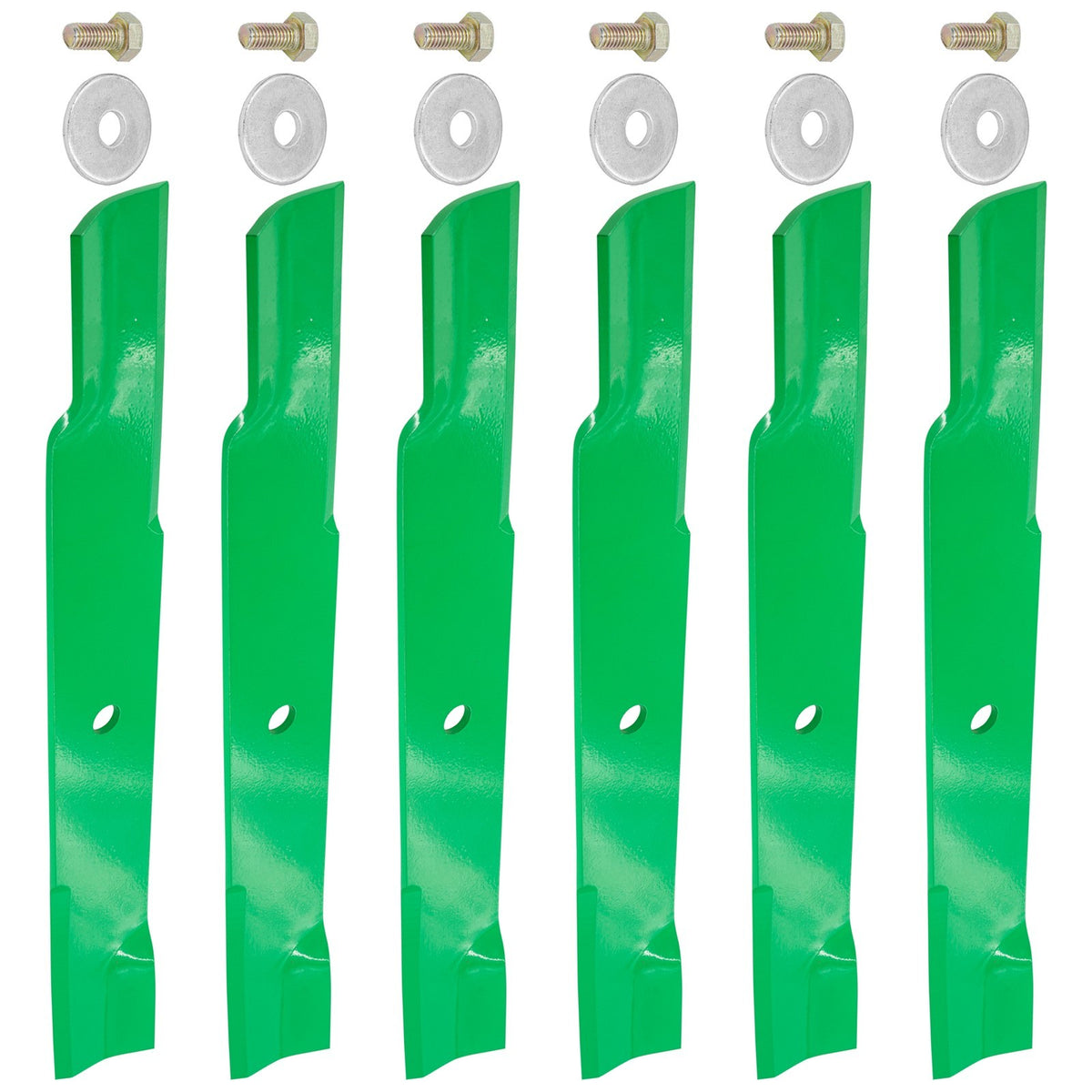 Deck Blades 60 Inch Replacement with Bolt for Hustler Zero Turn (2000–2010)